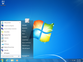 Screenshot of Windows 7